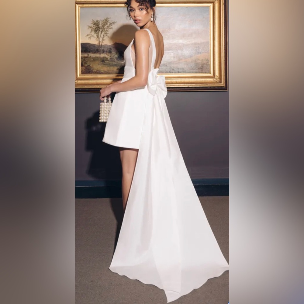 Little White Dress, ivory, ideal for reception or wedding guest